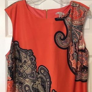 Dress Barn orange dress